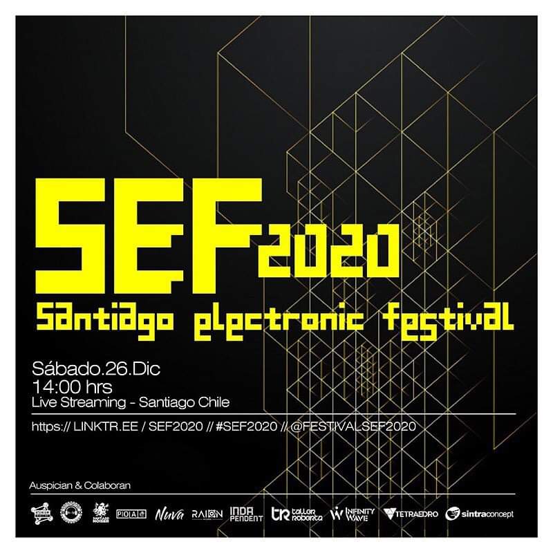 SintraConceptCL's tweet photo. SEF 2020
Santiago Electronic Festival
Sábado.26.Diciembre
14:00 hrs.
Live Streaming - Santiago - Chile
https://t.co/fiN7GKos3w
Artistas : :
#DjSet #DjRamonnov
#Djs
#Bandas
Media Partners : :
#TallerRoberta
#IndaPendent
#Tetraedro
#SintraConcept
#OpticalProducciones
#SEF2020 https://t.co/F7QtsHuaeB
