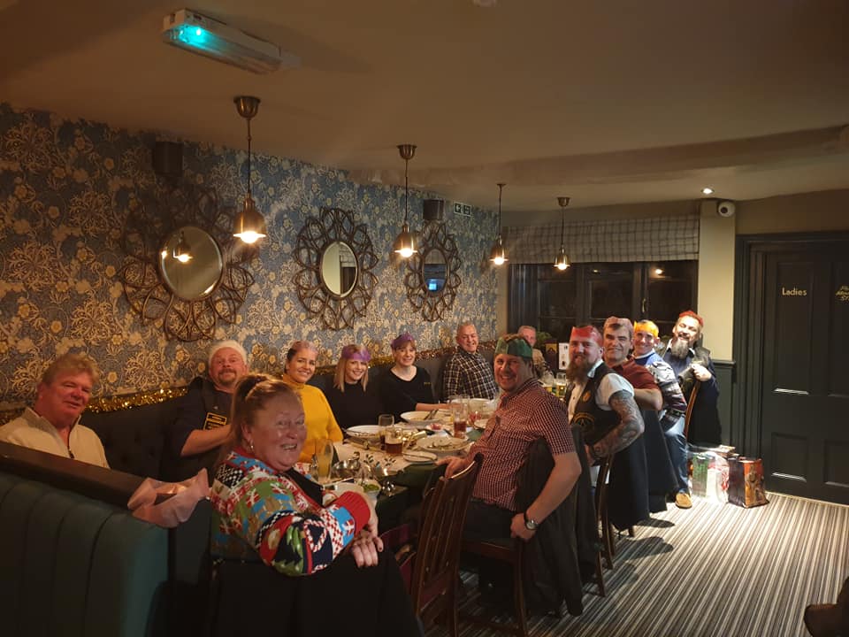 What a difference a year makes. This was Christmas 2019 Widows Sons Stonecutters Christmas dinner. this year we are settling for a Zoom call <a href="/wiltspgl/">Wiltshire Freemasons</a> #Christmas2020