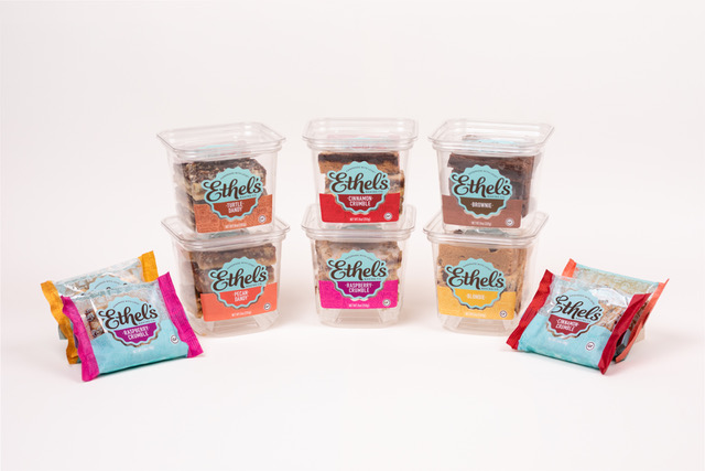 Dessert Bar Brand <a href="/EthelsBaking/">Ethel's Baking Co.</a> Expands Grocery Retail Nationwide with New Brand Look, Single-Serve Line &amp; Brand New Facility nosh.com/food-wire/2020…