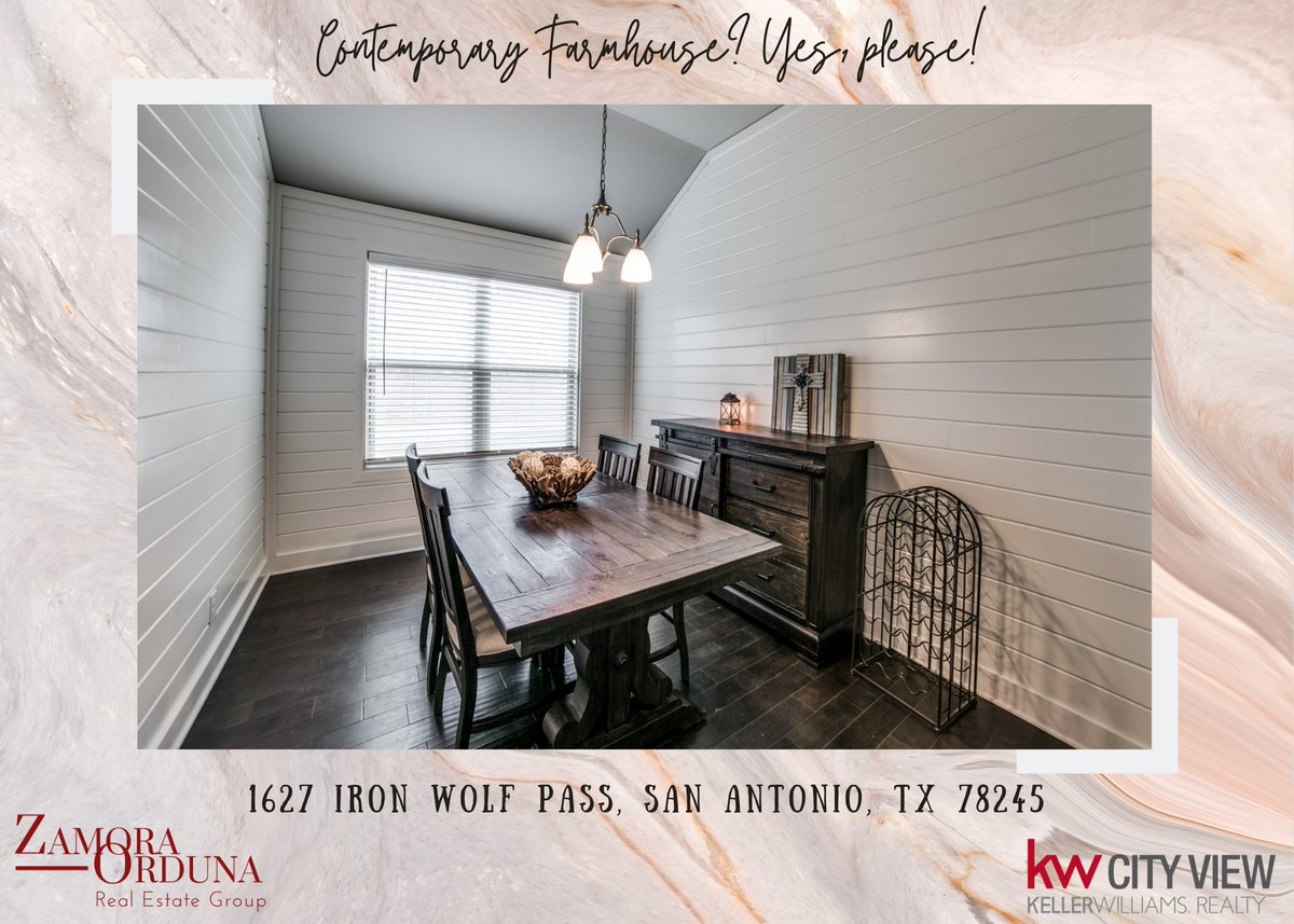 TonyZamoraKW's tweet photo. Now on the Market
Contact us today to see more of this beautiful home!
#zamoraordunagroup #sanantoniohomes #sanantoniorealestate #dreamhomes #contemporaryfarmhouse #rusticdecor #Monday https://t.co/em0xEzIVch