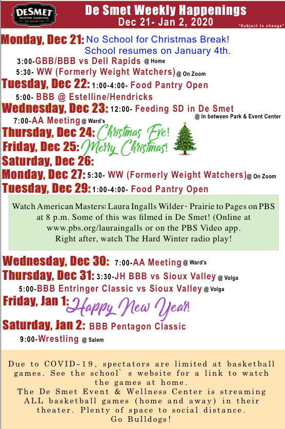 DeSmetDev's tweet photo. Let's finish the year off strong! 🎄💪

Watch for businesses' special hours during this holiday season! Merry Christmas and Happy New Year! https://t.co/AohVQoyUTS