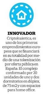 nestorkreimer's tweet photo. #Criptokuántica en los medios por el desarrollo tokenizado de #OndaSerrano en Málaga!!! La Nación de hoy 21-12-20.
#SeráPorAcá #Tokenización #Tokens https://t.co/mAtVeVIe58