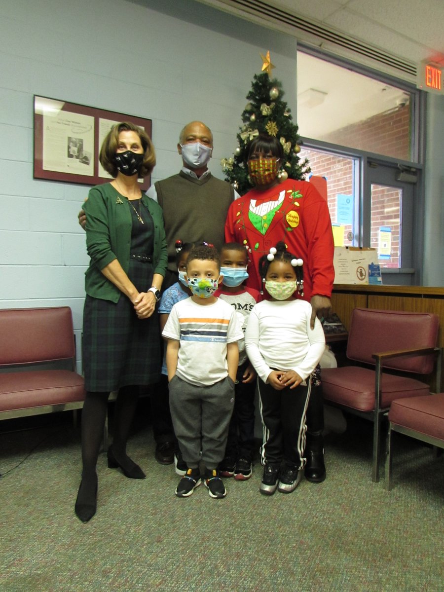 FREINDS was visited the <a href="/FirstLadyVA/">Pamela Northam</a> who thanked our students for submitting Christmas cards, dropped off some cookies for decorating, and awarded some special challenge coins to our kids.  

Class President Summer's card was sent to people around the Commonwealth and the world!