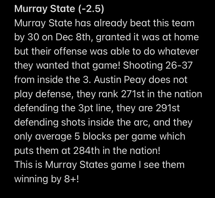 CBB picks with write ups!💰⬇️