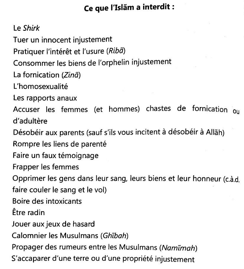 jouwayria__'s tweet photo. Ce que l’islam interdit : https://t.co/66AWKdGeU8