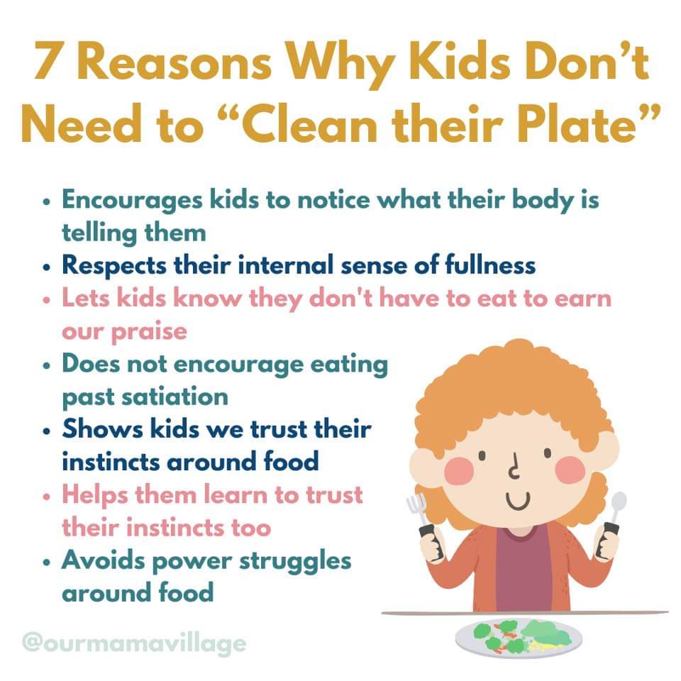 U46EarlyLearner's tweet photo. Clean your plate and you will get dessert later or you have to try everything on your plate. Today therapists are encouraging those ideas to be forgotten. #positiveparenting https://t.co/6LFu2HT1cw