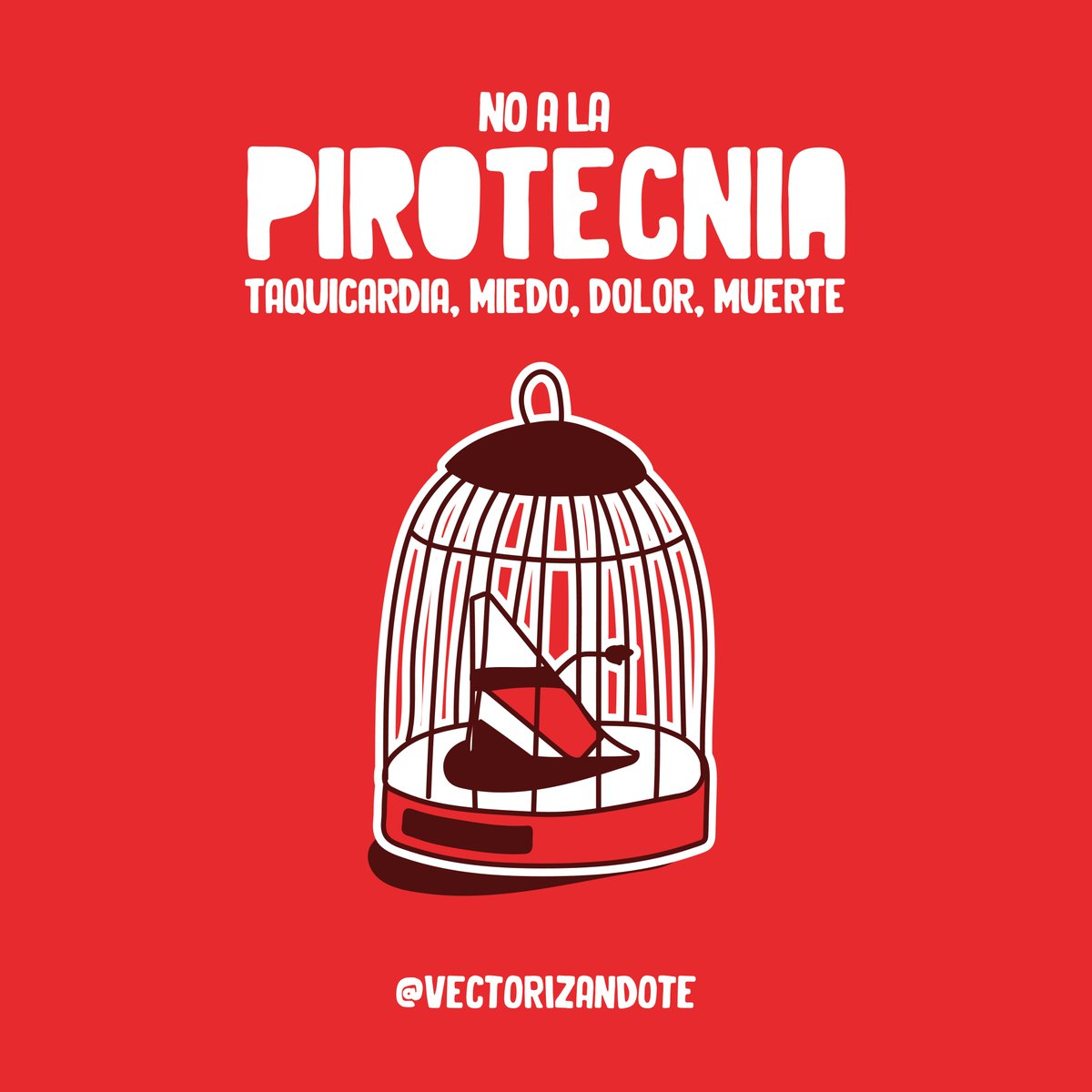 Vectorizandote's tweet photo. 🚫 NO A LA PIROTECNIA 🚫
#Vectorizandote #red  #cuetes  #art #illustree #illustrator #illustration
#white #whitedraw https://t.co/PmPq4C2T5j