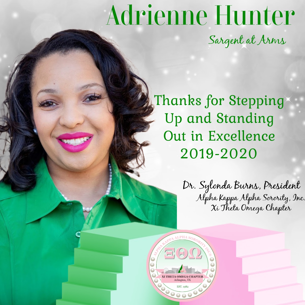 AKA_XTO1982's tweet photo. As we come towards end of the year, we would like to honor our outgoing administration for their tireless efforts in leading and growing XTO! Thank you for Stepping Up and Standing Out in Excellence! #AKAPrideXTO #PinkProud #IvyStrong #WeareSouthCentral #WeareAlphaKappaAlpha https://t.co/BWWAMvHZaE