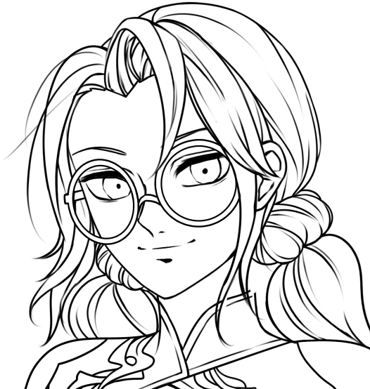 can never understand how to draw glasses but a nerd can always do their best 