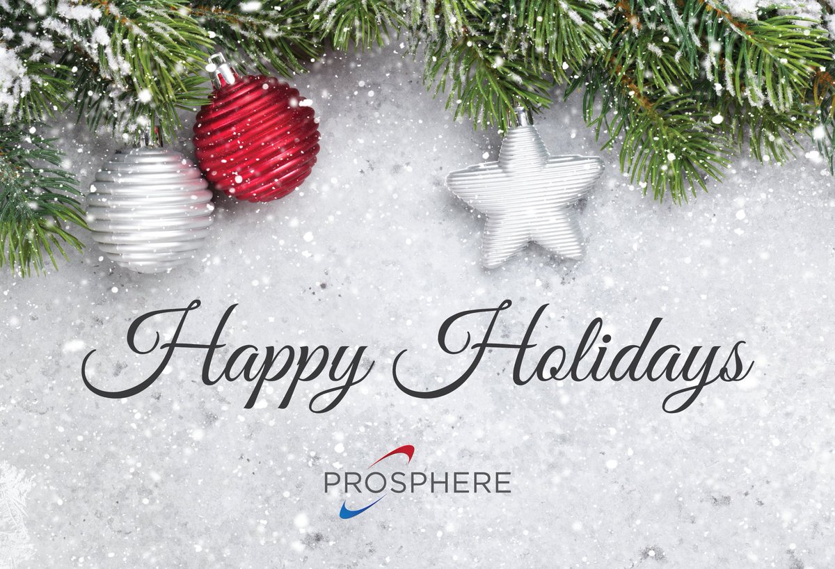 ProSphere1's tweet image. On behalf of the ProSphere family, we wish our employees, clients, and partners a happy and safe holiday season.