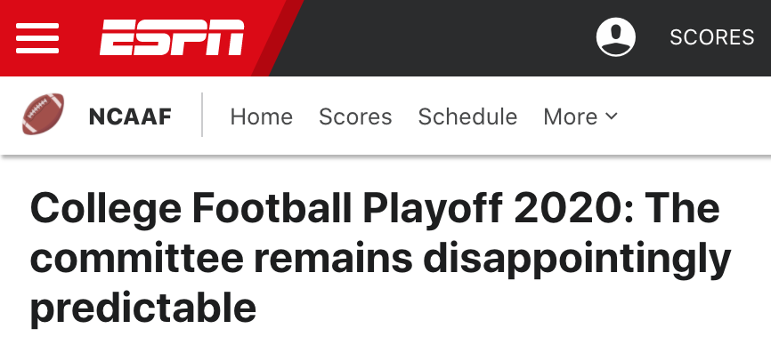 TexAgs's tweet photo. ESPN: “Ohio State and Notre Dame should definitely be in the CFB Playoff.”

Also ESPN: https://t.co/CVqqsiC5lI