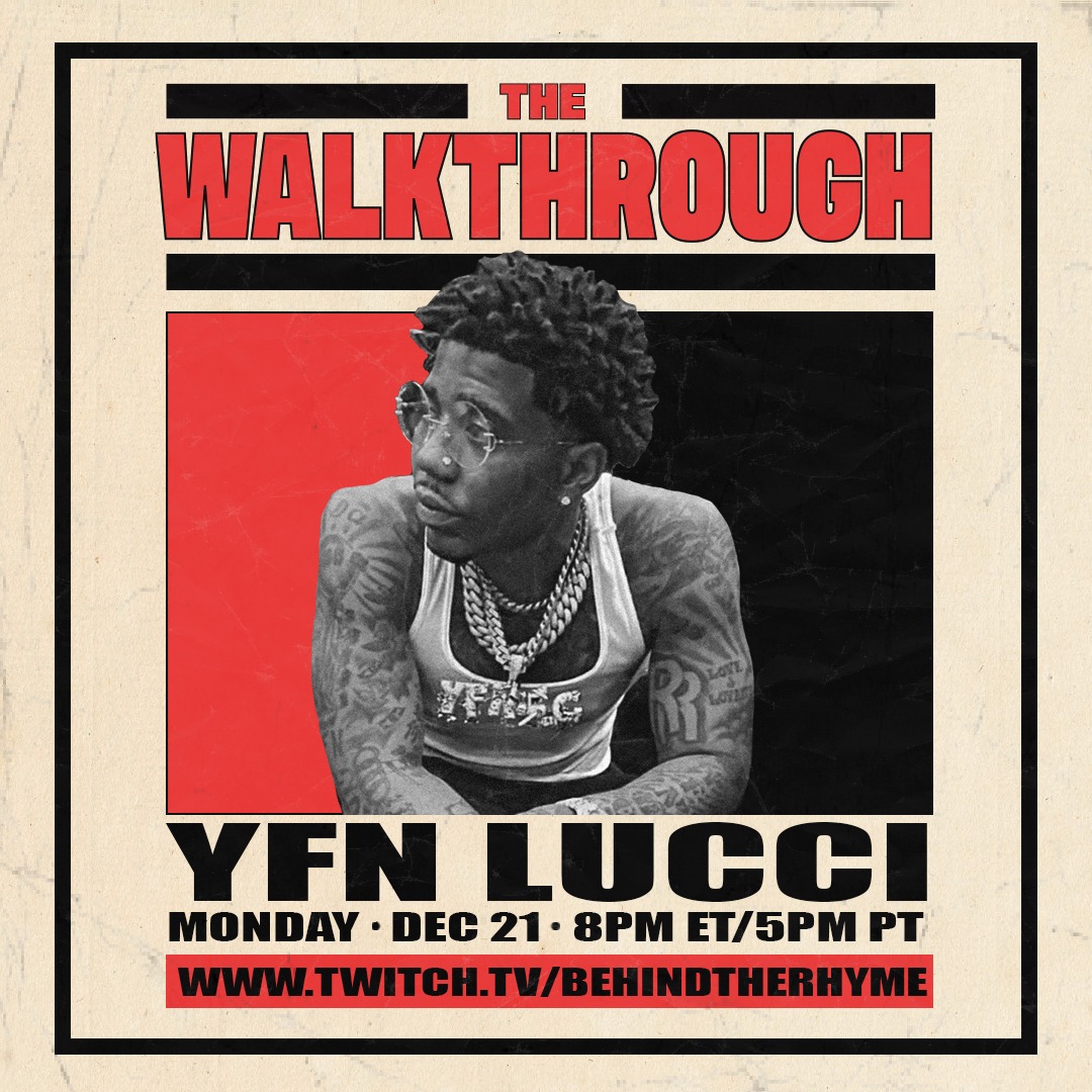 BTRhyme's tweet photo. Surprise, Xmas came early cuz we're Walkin Through this Monday with @YFNLUCCI and @RubberbandOG. Catch it all on @Twitch. You know @ShaheemReid gonna be there. https://t.co/N4J9F3j2PS #longlivenut #HIStory  #yfnlucci #rubberbandog https://t.co/w6NZLAzLrI