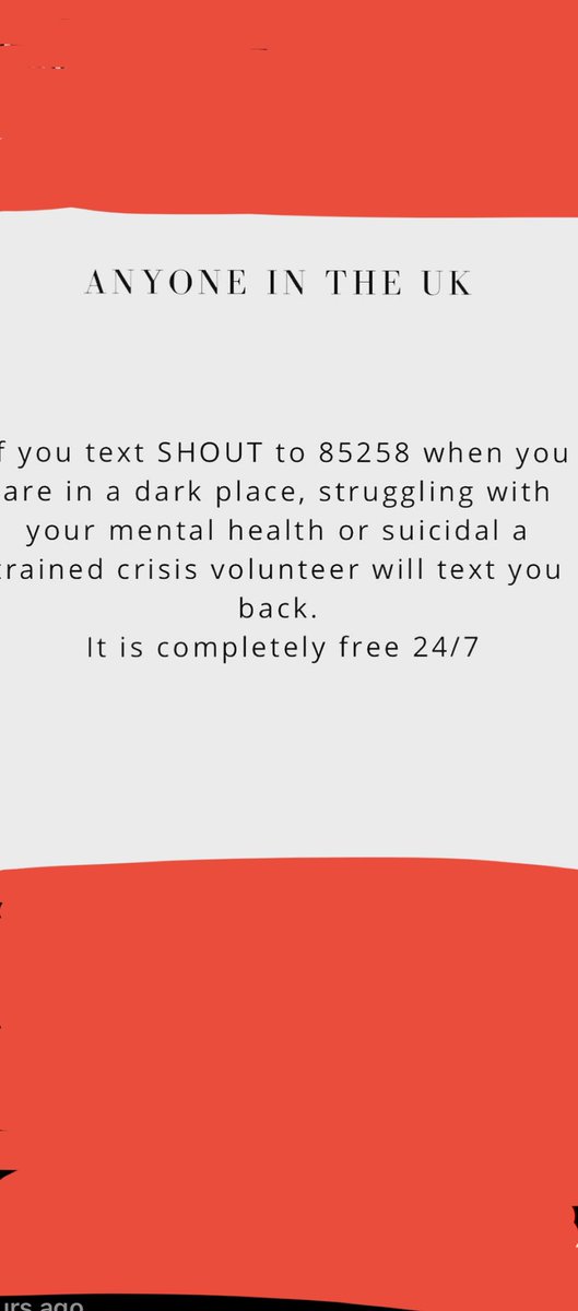DrCharlotteR's tweet photo. #helpisnear #dontbealone #askforhelp ❤️ https://t.co/AkELUcHXiR