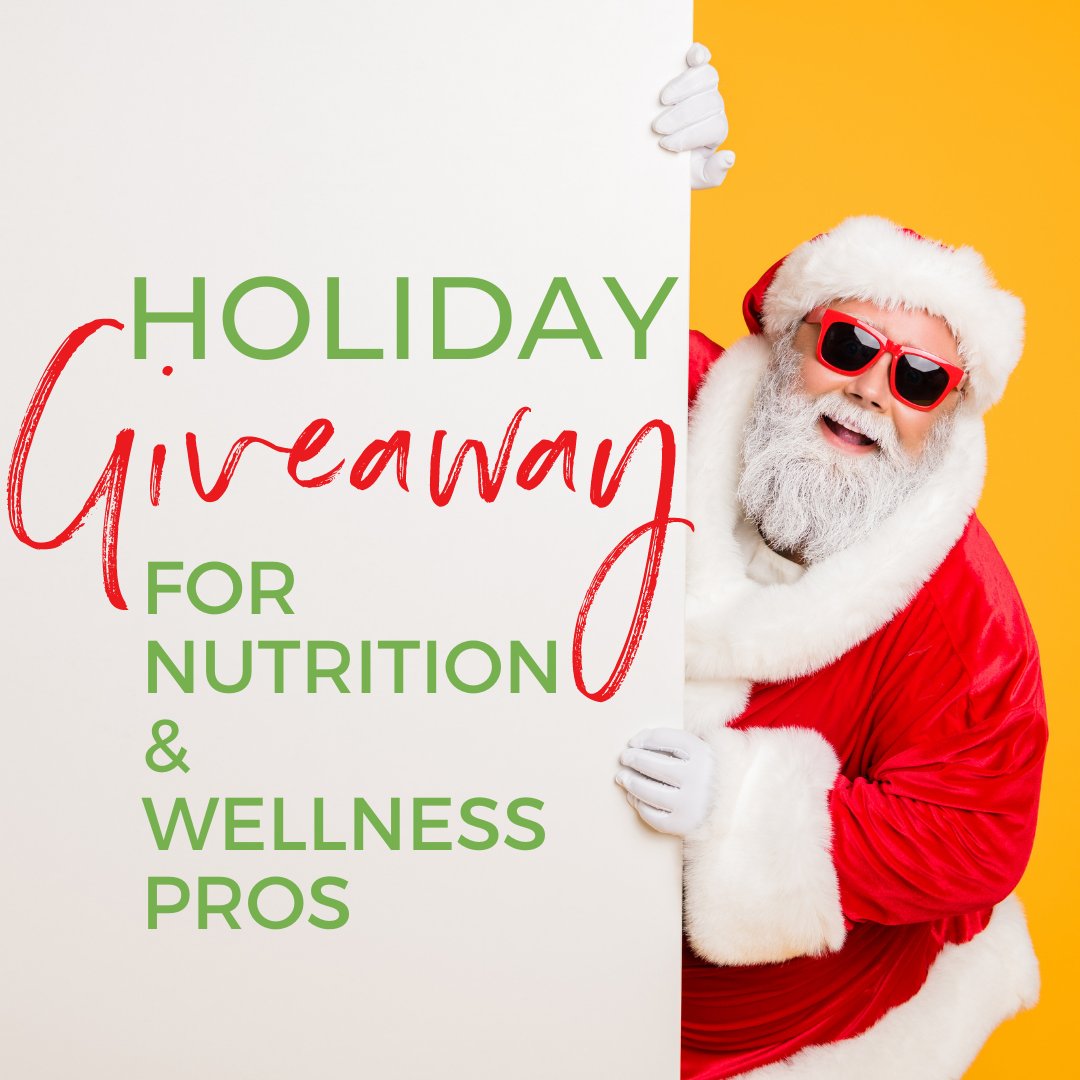 yvettequantz's tweet photo. Indulge yourself with “The 12 Day Holiday Giveaway For Wellness Professionals”  👉https://t.co/iZ9ZG5Pnmb

#RDchat #nedpg #RDN #Nutritionentrepreneur #registereddietitian #nutritionschool #healthcoach #nutritioncoach  #womanpreneur #wellpreneur #womeninbusiness  #healthpreneur https://t.co/Tc38Cz8Crz