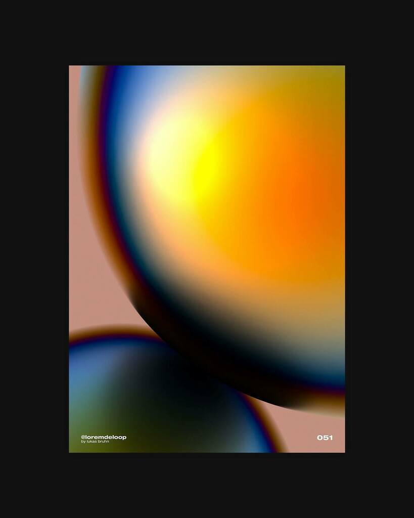loremdeloop's tweet photo. 🟠 Day 051 🟠
Finally some spheres again! ✌️ Took me a while to get there but I like it a lot! What do you think? 👨🚀
#loremdeloop
#cinema4d #octanerender #octane #c4d #postereveryday #posterchallenge #grqhiclounge #graphicdesign #behance #printedmat… https://t.co/rZ3FhMxRMf https://t.co/5q3yOFmvoU