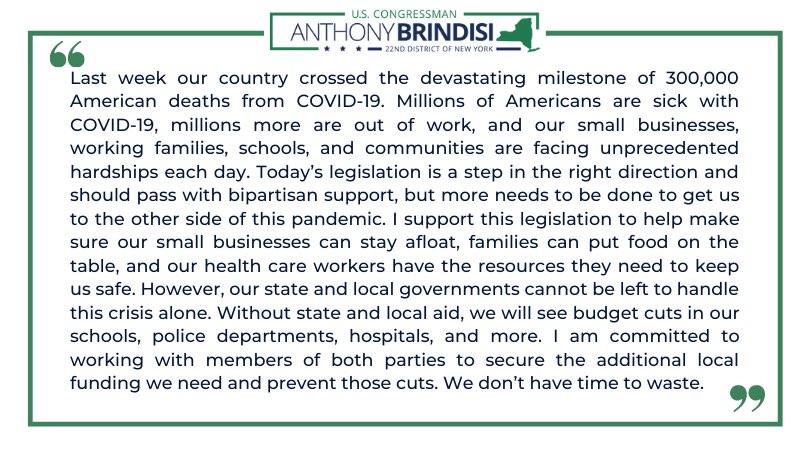 Rep. Anthony Brindisi tweet media