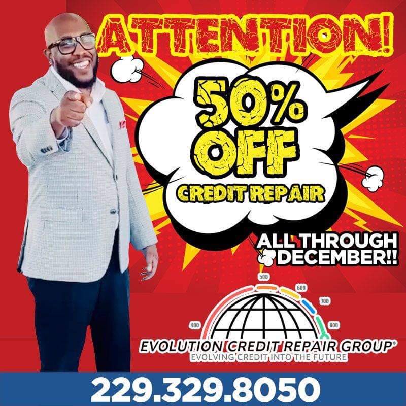 CreditEvolution's tweet image. Don’t miss out on this special! #credit #creditscore #creditrepair #evolutioncreditrepairgroup