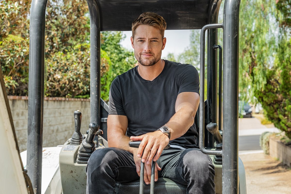 PropertyBrother's tweet photo. Another great story, another great reno! Join us next week when #ThisIsUs star @JustinHartley drops by #CelebIOU! https://t.co/3vVnpMfUeB