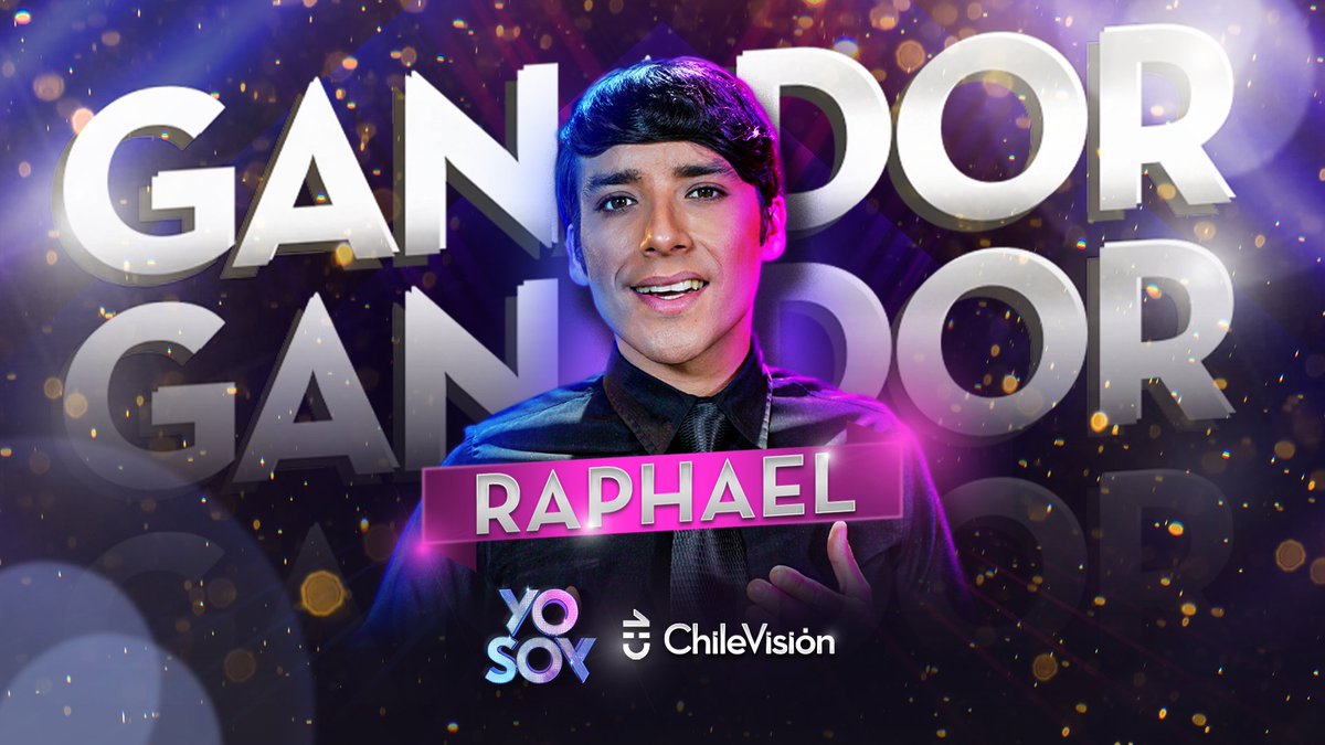chilevision's tweet photo. ¡Raphael es el GRAN GANADOR de Yo Soy! 👏👏👏

¡Felicitaciones a Cristóbal Osorio, más que merecido! 🔥

Dueño de un talento y carisma único 🎤

#GranFinalYoSoy 🎶 https://t.co/r9oV3Y08wI