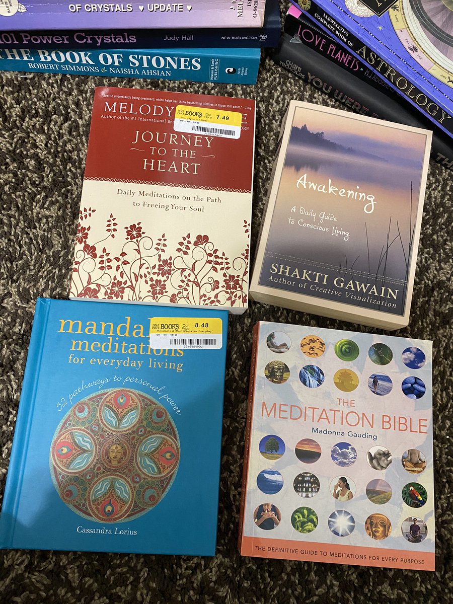 meditation/mindful living books 