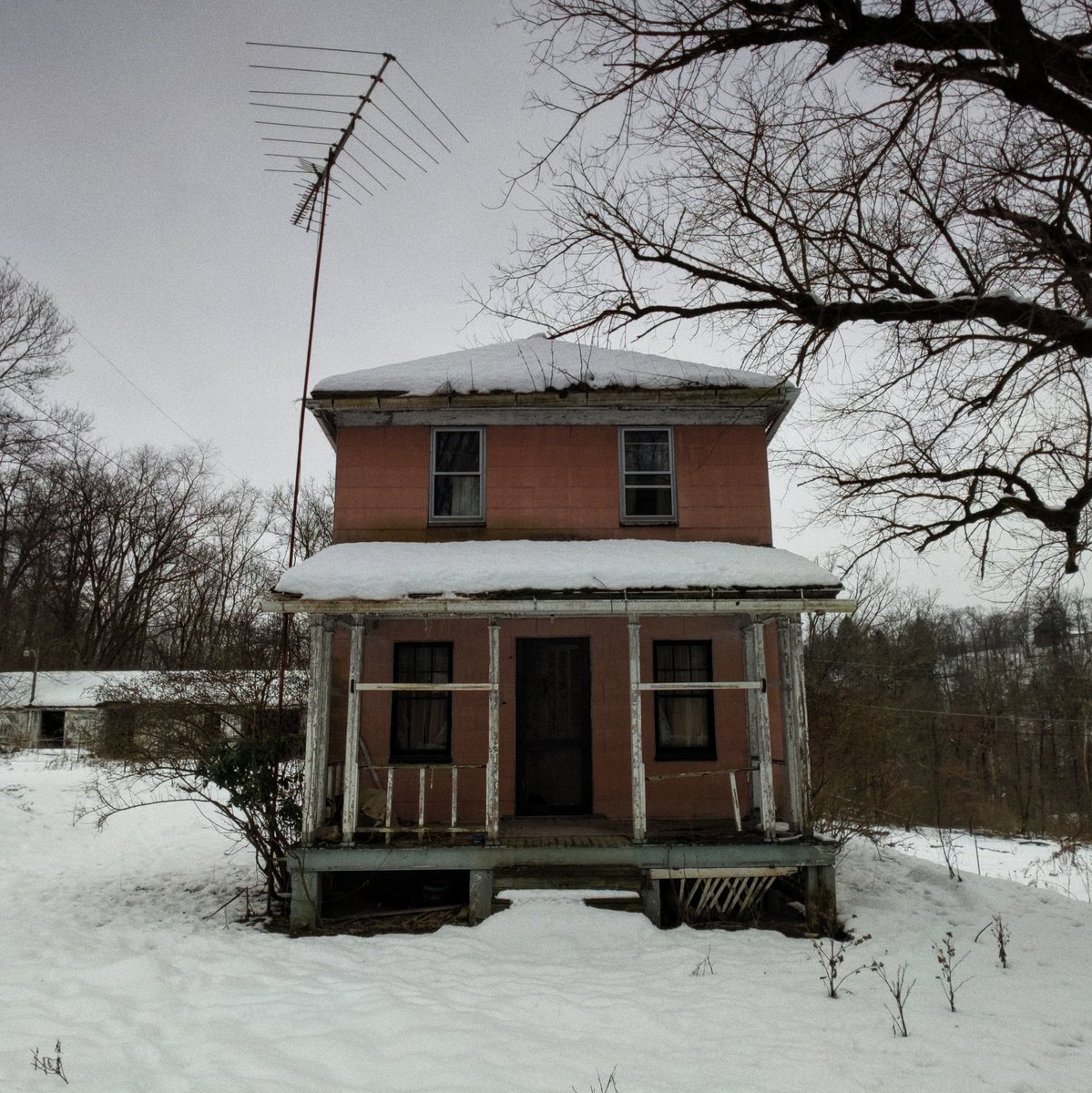 Because the town originally had one owner that's how it went on, passing from company to company, owner to owner. Went on for decades as the place slowly declined.