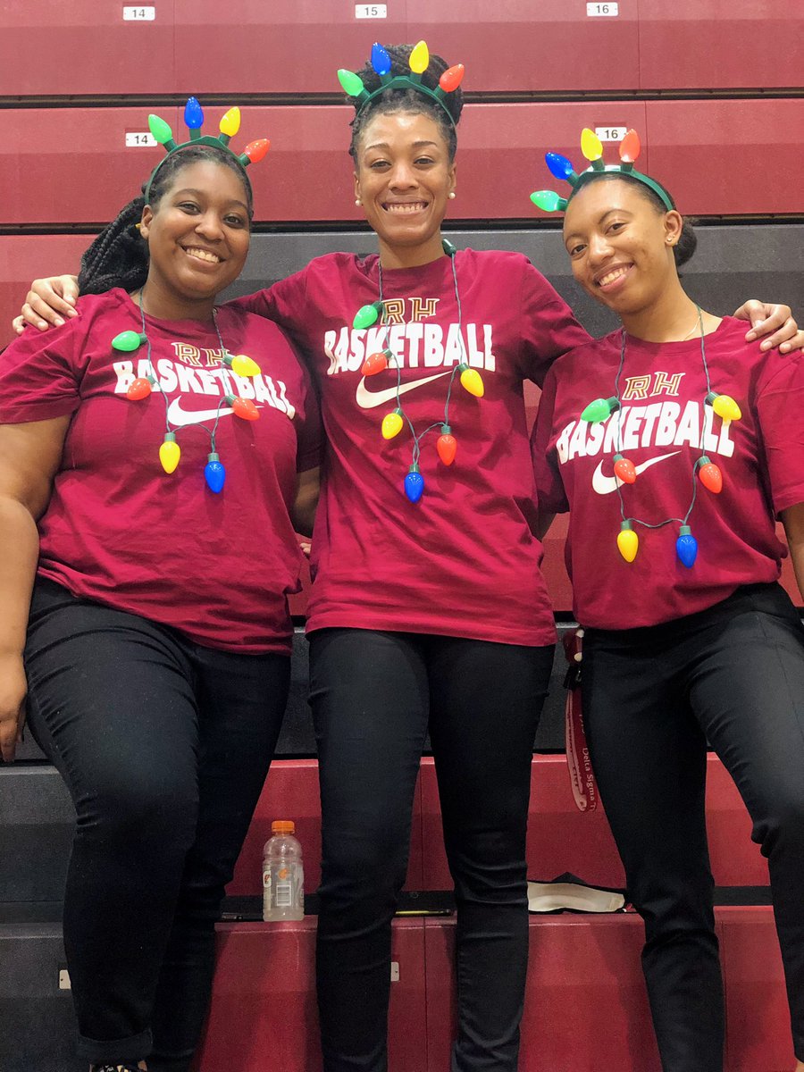 ABG3_'s tweet photo. Just a little holiday fun with @CDorseyteach @LaJai_Reed 🎄! Grateful to work with such wonderful women! It’s the passion for me! Still learning and still growing ✨! @RHHSGirlsBBall 
#BearcatPride #LadyBearcatBB #WomenInSports #herstory https://t.co/BITj1cqNBQ
