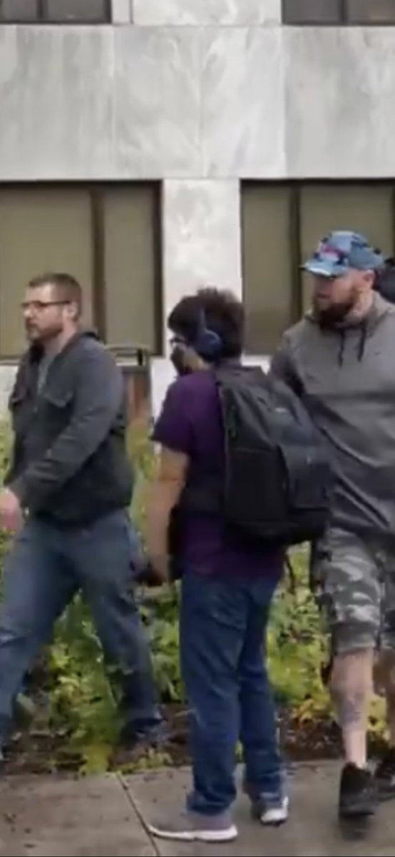 CbttmD's tweet photo. These two beardy boys assaulted a journalist in #Salem. Know ‘em? https://t.co/YCRbHxbO6D