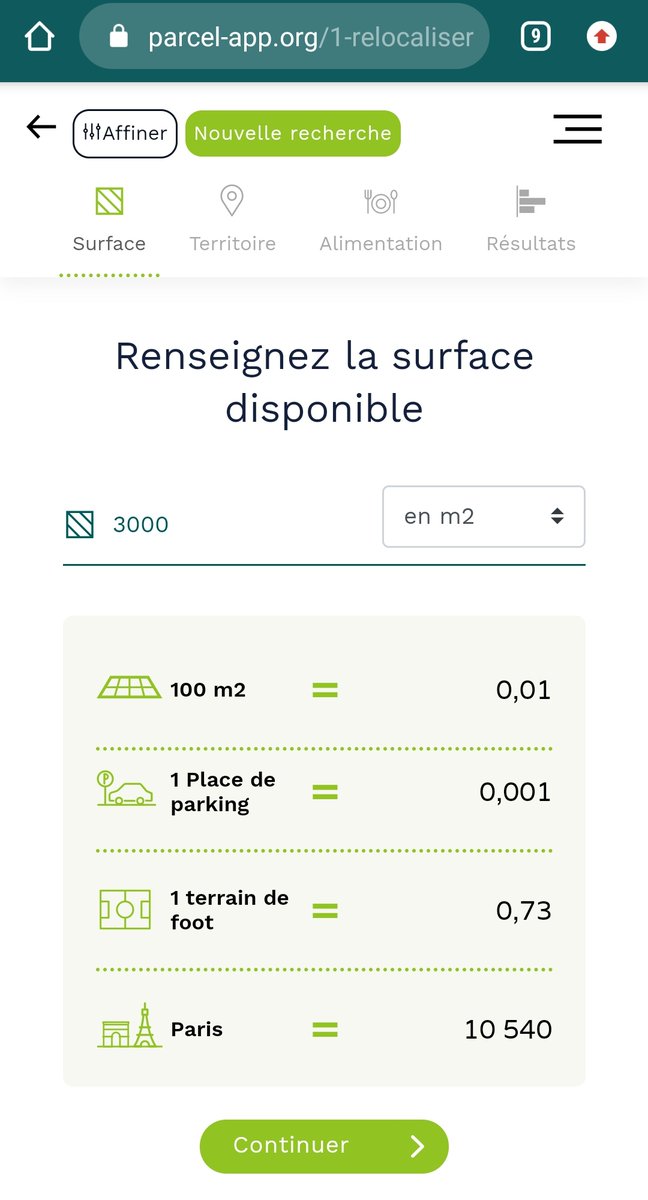 Donc 3000 mètres carrés de ferme.