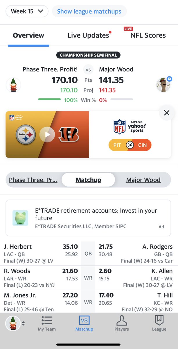 Taylori1964's tweet photo. @Jeff_Mans @SiriusXMFantasy #1 pick was CMC. Started 1-3 on the year. Snuck up to #3 seed. #1 and #2 lost this weekend to #3 and #5! #OneToGo https://t.co/y5fPlF9V7k