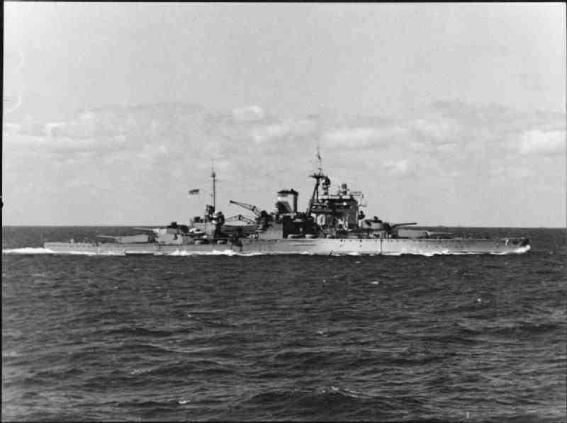 Meanwhile, the rest of Adm Cunningham's Mediterranean Fleet including the aircraft carrier HMS Illustrious & battleship HMS Valiant had remained at sea under V/Adm Henry Pridham-Wippell aboard HMS Orion, & launched an air strike against an Italian convoy off the Kerkennah Islands