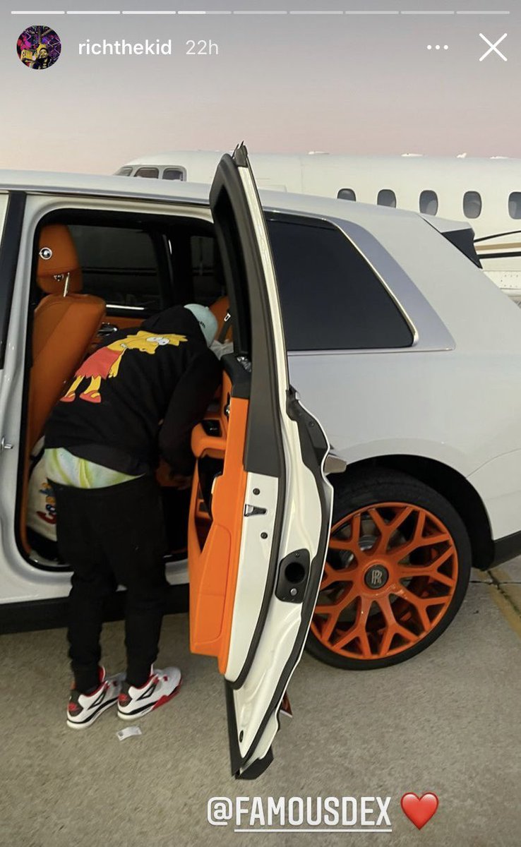 XXL's tweet photo. Rich The Kid showin’ support for Famous Dex before Dex checked into rehab 🙏✊ https://t.co/MQYhoBhdmt