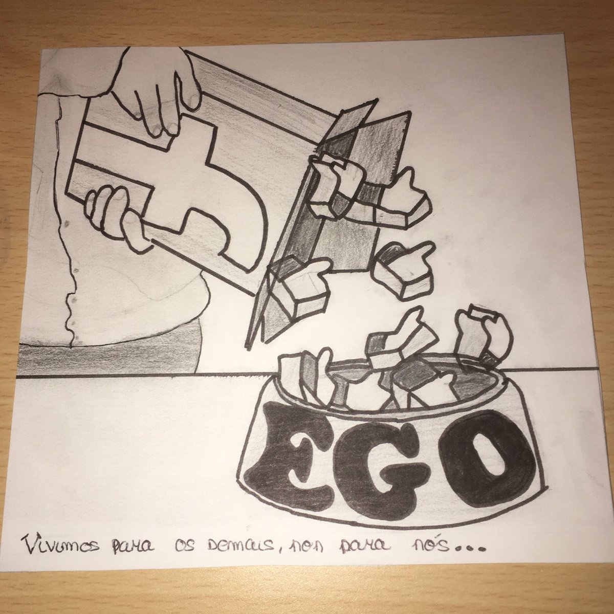 iago_lgl's tweet photo. Actividade en 4º da ESO. Propúxenlles que imaxinasen a Castelao no 2020, a quen debuxaría? Sabendo as características dos seus retratos, a quen podería defender en pleno século XXI? Aquí algúns dos debuxos :) https://t.co/ZDdXCVPHOP