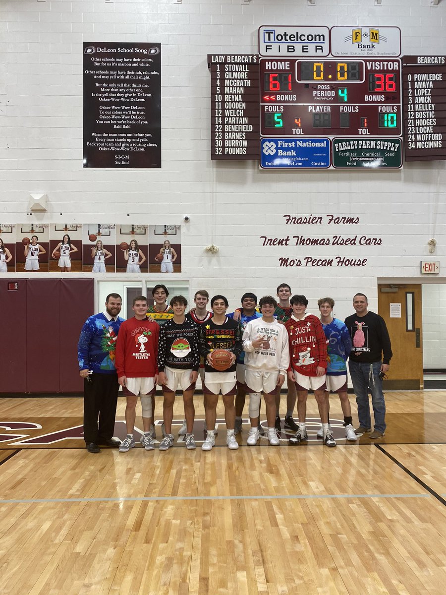 DeLeonHoops's tweet photo. 🚨🚨CATS WIN🔥🔥
De Leon 61
Windthorst 36
1st game we have had everyone, and some big numbers were put up by some seniors‼️
District starts tomorrow with Ranger at HOME. Tip-Off happens at 2:30‼️🔥
#OneTeamOneTime
@hoopinsider @BigCountrySport https://t.co/9lUqBjRm5I