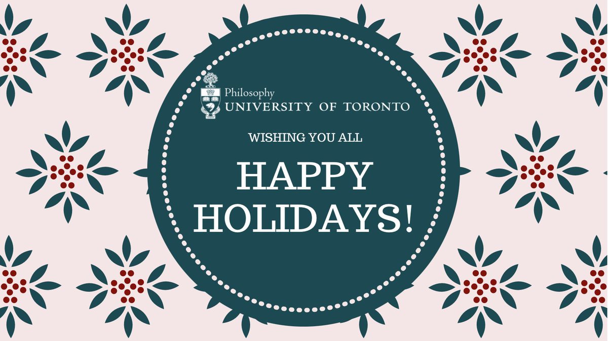 Happy Holidays☃️
Enjoy a well-deserved #winterbreak❄️ We'll be away from the admin offices from Dec 23 to Jan 4. 
Classes restart the week of Jan 11 (unless specified otherwise). 
Stay safe and healthy!
