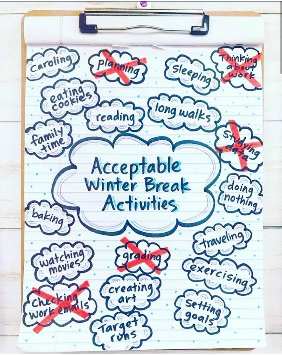 teachergoals's tweet image. Just say no to schoolwork! 🙌