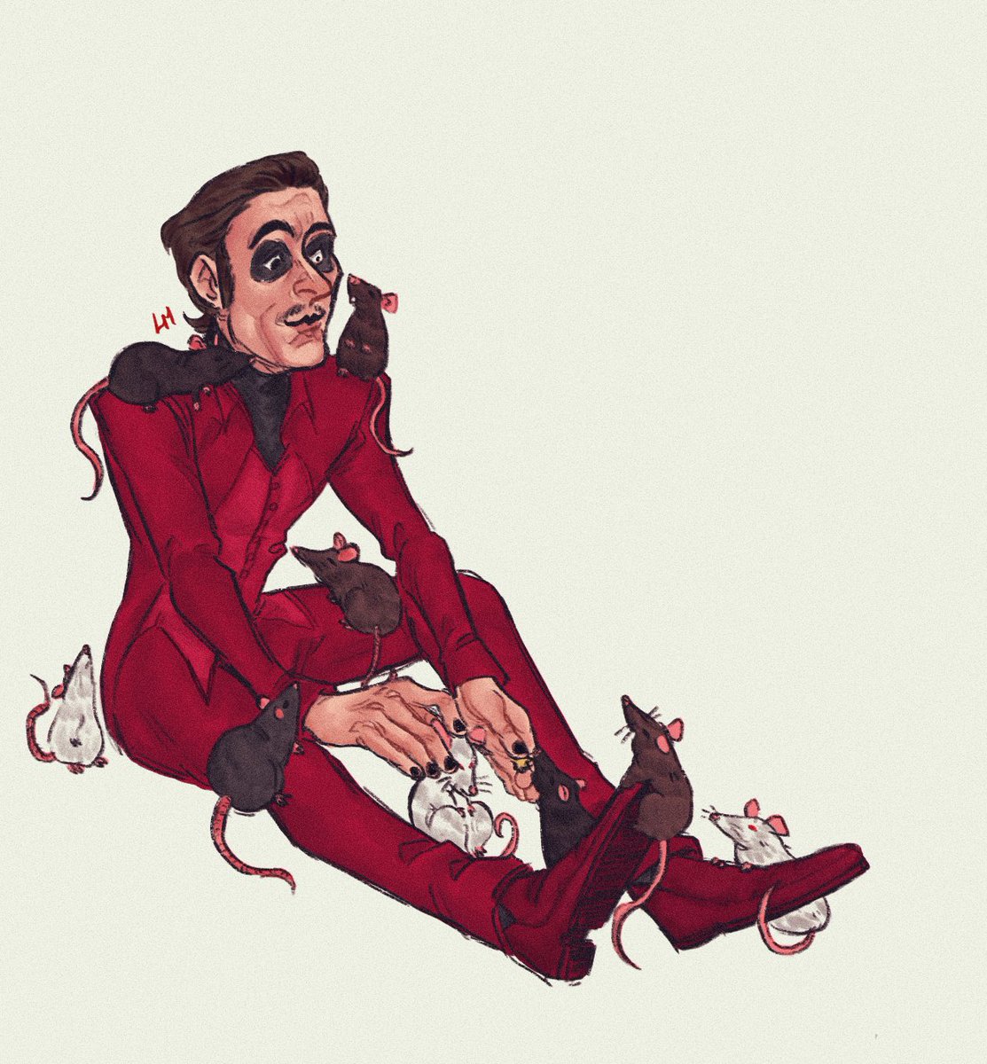 Cardinal Copia Plays With Rats While Answering Fan Questions. kier. 