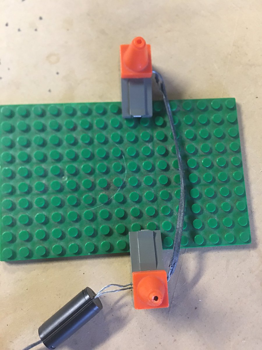 Need a little help from the community on how to repair my old  #Lego   train set from a kid. The insulation in the wire has gotten old and is falling off. Normally I would take it apart and replace the wire but I don’t think it’s an option.