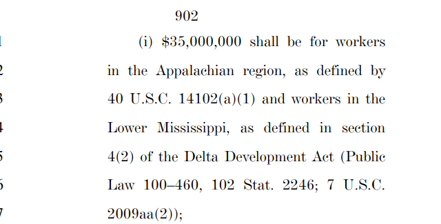 There's a reason Joe Manchin is still in the Senate despite his state turning redder than the devil's dick. The dude delivers real cash money to his state, his whole career.
