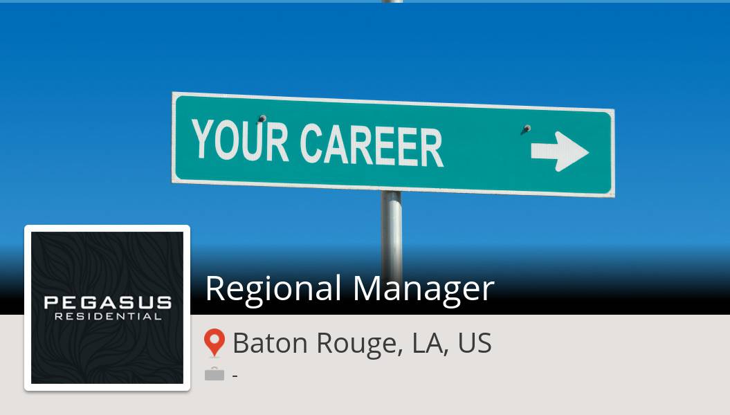 #PegasusResidential is hiring! #Regional #Manager in #BatonRouge, apply now! #job workfor.us/pegasusresiden… #pegasuspower #wemakepigsfly #pegasusresidential #wehelppeoplefindhome #pegasus