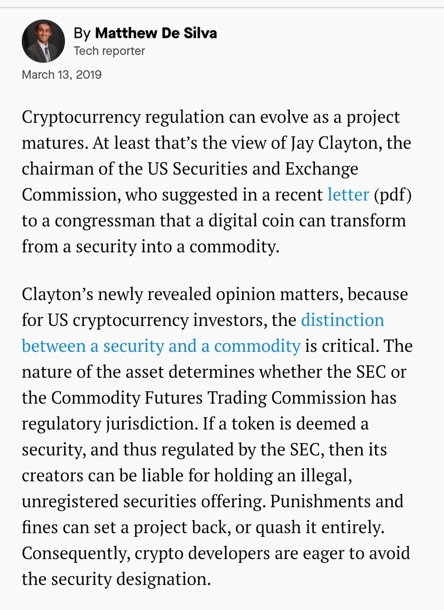 "XRP about to get regulatory clarity"

So put ur big pants on 😎

1) SEC sues Ripple
2) XRP deemed a security in its early days, but now a "commodity"
3) Ripple fined, but XRP gets regulatory clarity 
4) Go buy yacht n send <a href="/VitalikButerin/">vitalik.eth</a> a postcard 😉