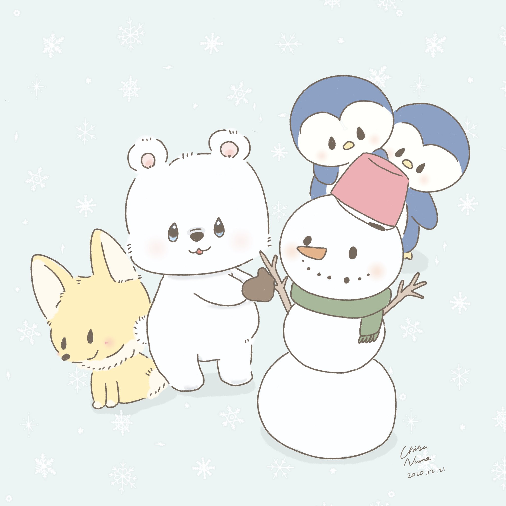 ぬまさわちはる 雪だるまつくろう イラストレーター Illustrator イラスト 可愛いイラスト Illustrations Illustration イラスト ゆるかわ T Co Hfm1nivhs7 Twitter