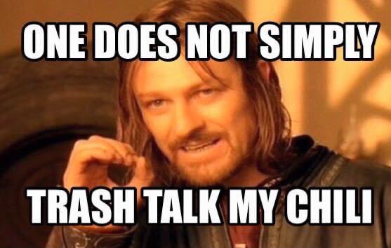 Sadly, no chili cookoff this season. What to do with all the ghost peppers and competitors hatin’ on my chili?!  🤷‍♀️🌶