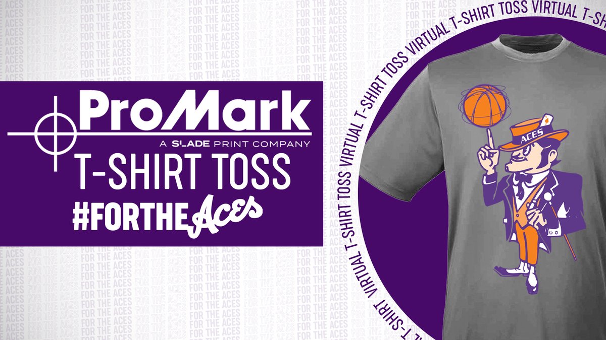 It's time for the Virtual T-Shirt Toss!
Retweet this post to enter to win an exclusive Aces t-shirt, presented by Pro-Mark! 

#ForTheAces