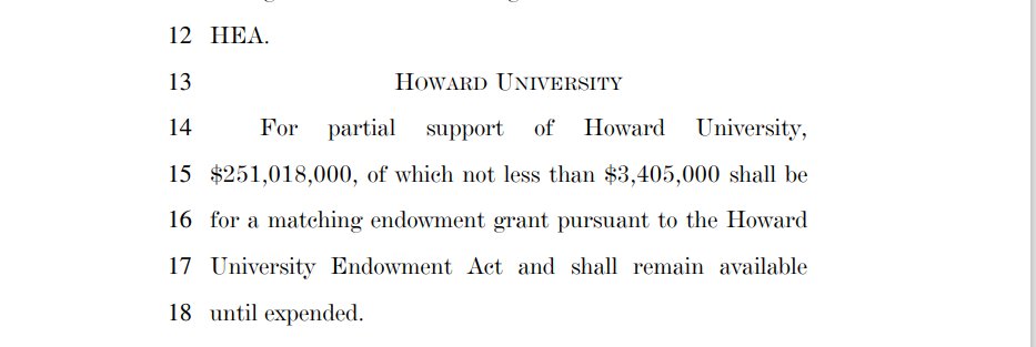 $251,018,000 for Howard University. 6,500 students. $29,000 tuition.