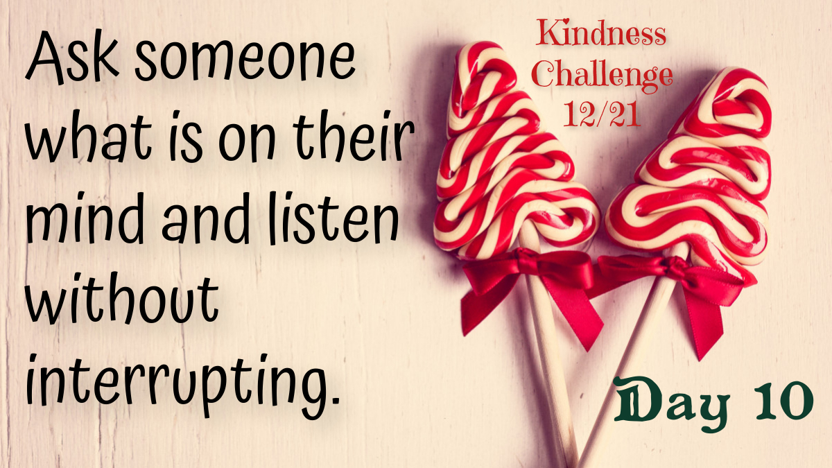 Day 10 of the 12 #12DaysOfKindness Challenge! only TWO days left, so make sure to get in will you still can!