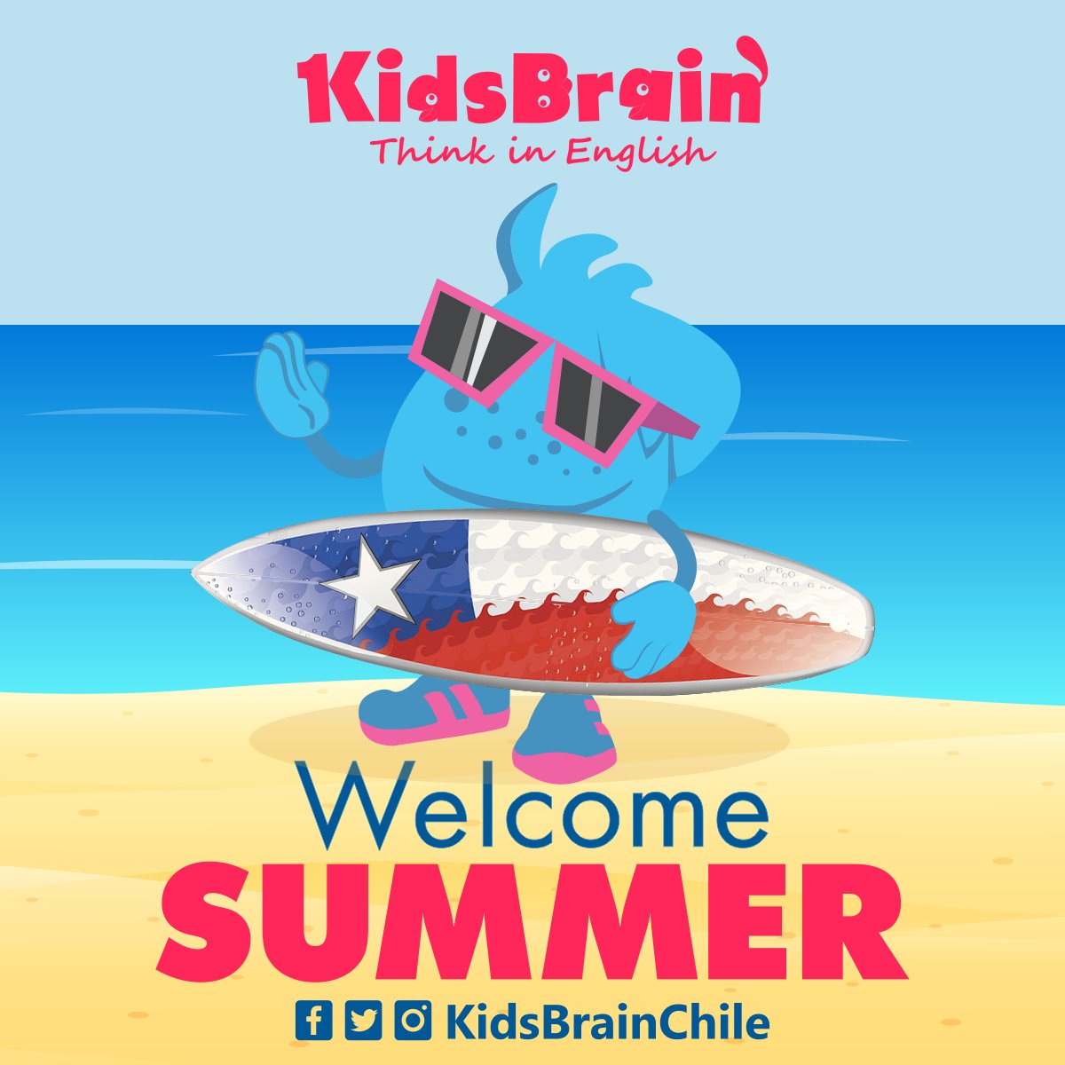 KidsBrainChile's tweet photo. ☀️ WELCOME SUMMER!!! 

⛱️ Aprovecha el verano para que tus niños sigan aprendiendo inglés y matemáticas!

📝 inscribe a tus niños ahora, matrículas abiertas!

📲 +56986485685 
📲 +56995951225 
✉️ info@kidsbrain.cl 

Think in English! 
💻🧮🏠🇨🇱🇬🇧🌎

#KidsBrain #Chile #Summer https://t.co/fFBmhulMrG