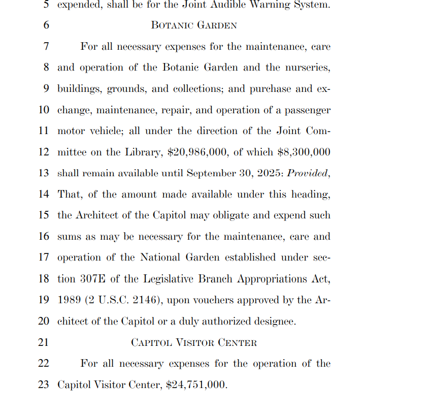 Sorry you're struggling so much this year, but the Capital City needs $20,986,000 for their botanical garden and $24,751,000 for their visitor center.May the odds be ever in your favor.