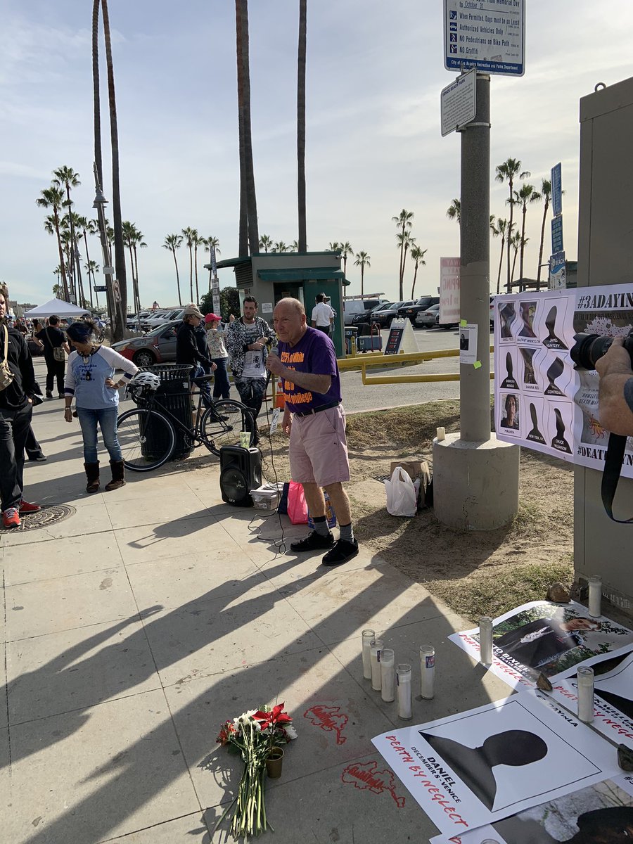 VeniceWorker's tweet photo. Due to the pandemic and the need to be safe to not gather, we’re not holding an in person memorial this year. At last year’s memorial, Nelson spoke. Nelson joined the cloud of witnesses in October.
#4aDayNotOkay https://t.co/LFlUgoC68H