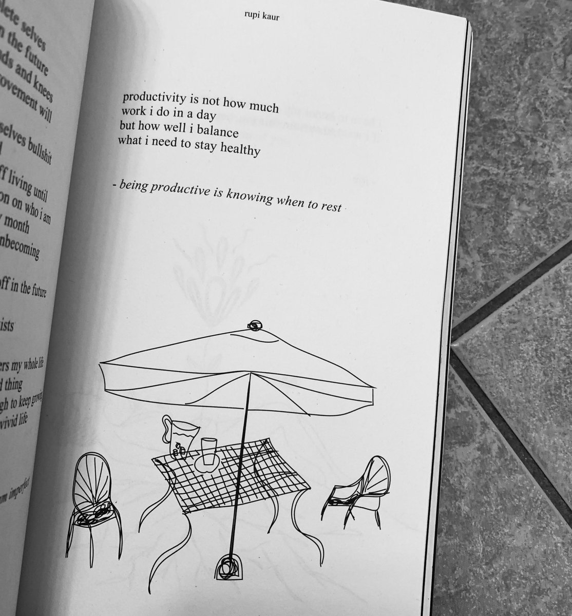 take care🖤 rupi kaur - home body #selfcareforcorpse, image size:1114x1200