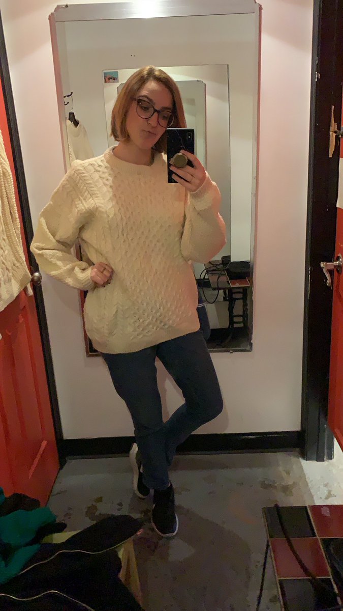 MalindaFrevert's tweet photo. Twitter challenge: share the first photo in your camera roll from 2020
Here’s mine - thrifting for THE @ChrisEvans sweater
#2020firstpic https://t.co/UUVpbtThRA